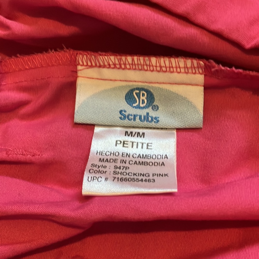 SB Scrubs Women’s Scrub Pink Pants - Picture 5 of 8